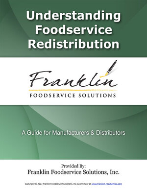 cover image of Understanding Foodservice Redistribution: a Guide for Manufacturers & Distributors